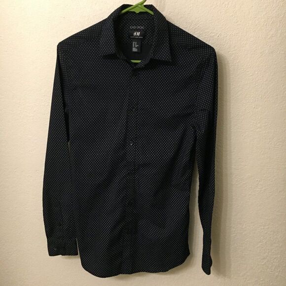 H&M Dark Navy Blouse XS - Picture 1 of 4